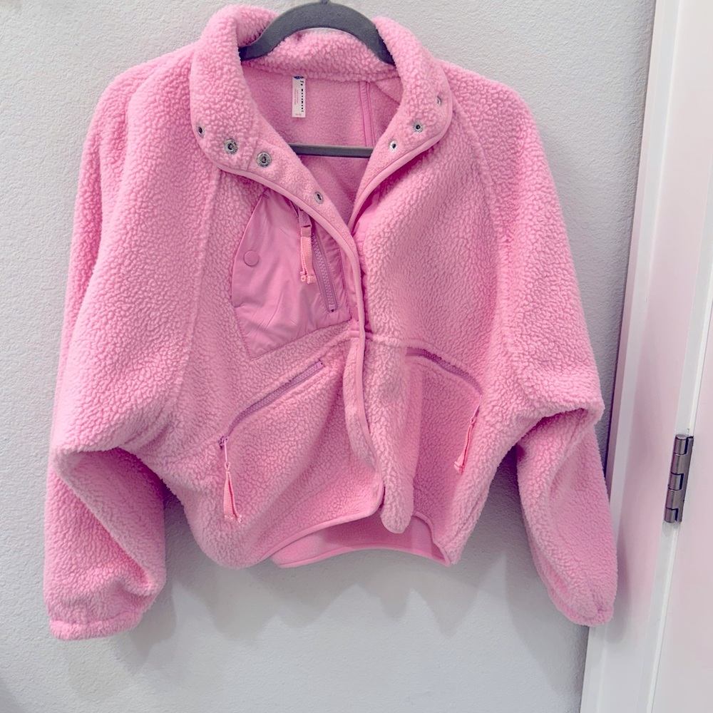 Fp movement hit the slopes fleece jacket in pink size XS